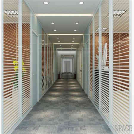 广宁办公室玻璃隔断效果图